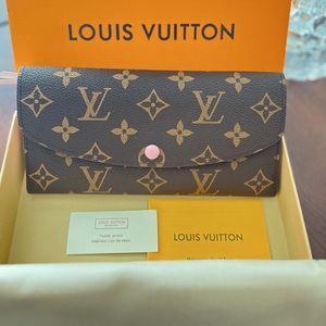 Emilie Long Snap Wallet In Rose Ballerina